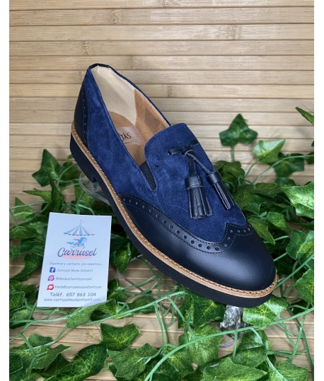 Zapato Oxford Marino