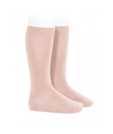 Calcetín Alto Liso ROSA EMPOLVADO
