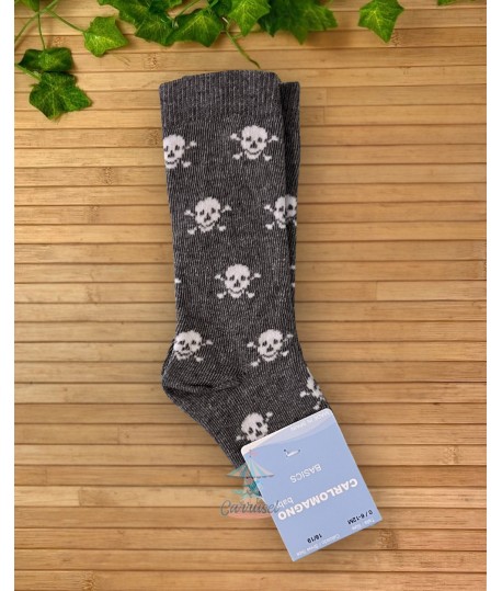 Calcetín Calavera 436/404 Gris