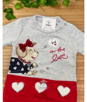 Sudadera Perrito Gris