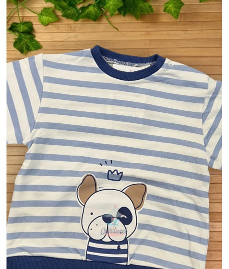 Sudadera 1681 Celeste