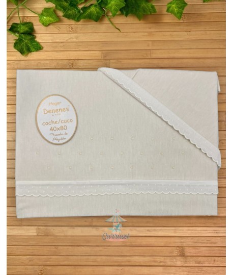 Sábanas Coche/Cuco 18804 Beige
