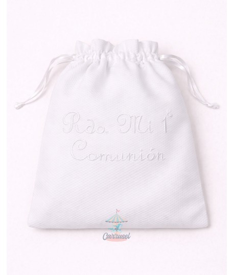 Limosnera Comunión Blanco