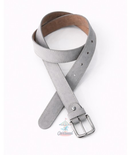 Cinturón Antelina Gris