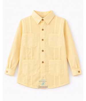 Camisa Cubana 30402 Amarilla