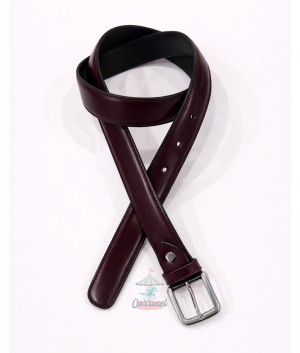 Cinturón Liso 5000/25 Burdeos
