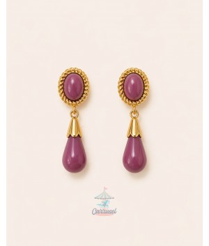 Pendiente 980177 Malva