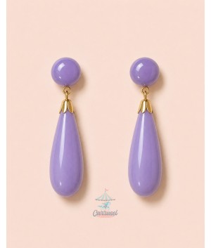 Pendiente 980143 Malva