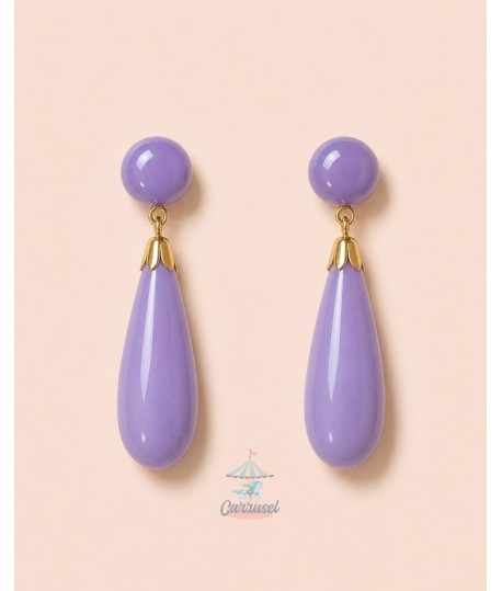 Pendiente 980143 Malva