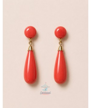 Pendiente 980143 Coral
