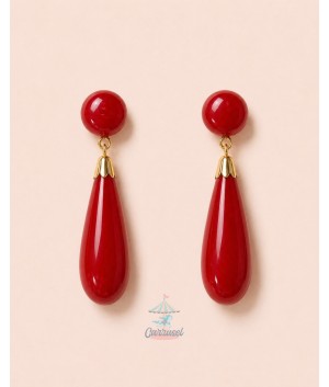 Pendiente 980143 Rojo