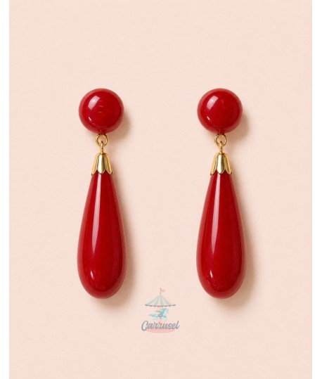Pendiente 980143 Rojo