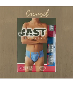 Pack 3 slip oscuros Jast
