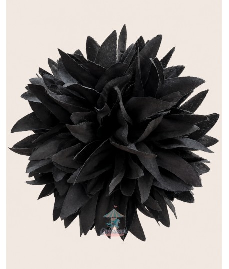Flor Puntas Negro