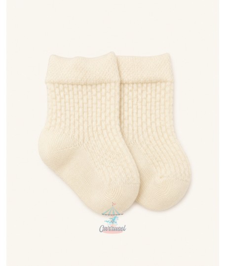 Calcetín Labrado 818 Beige
