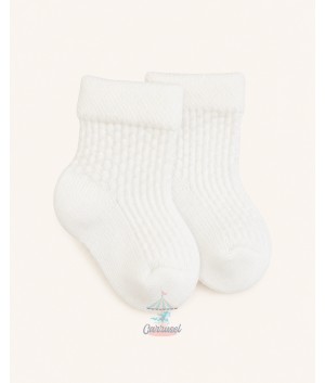 Calcetín Labrado 818 Blanco