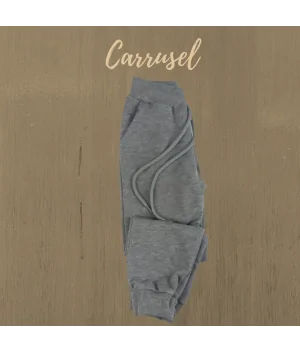 Pantalón chándal afelpado gris