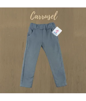 Pantalón algodón unisex gris