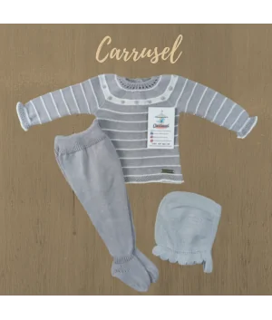 Conjunto dos piezas 9107 Gris