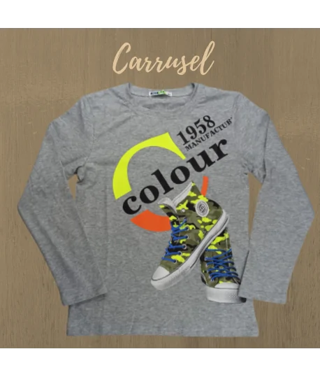 Camiseta Colour Gris