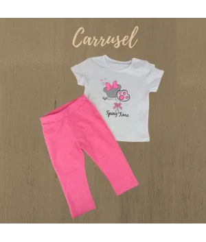 Conjunto Huella Fucsia W5885