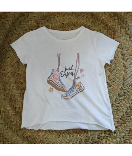 Camiseta botas niña