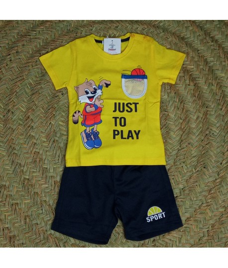 Conjunto Baloncesto Amarillo