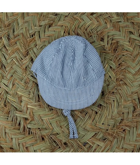 Gorro rayitas negro