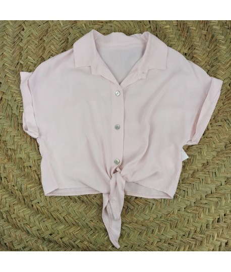 Camisa lazo rosa