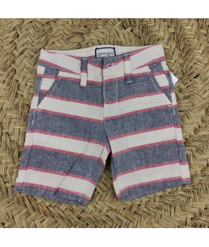 Pantalón corto rayas