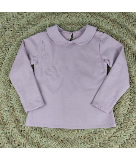 Camiseta Cuello Bebe Rosa.