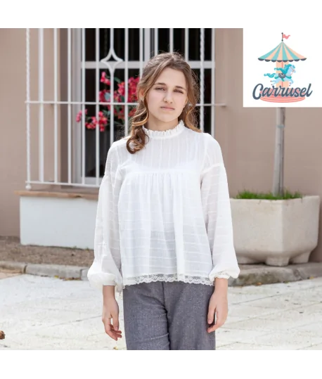 Camisa Encaje Mod. 44003